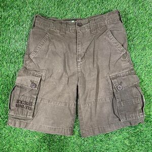 Ecko Unlimited Green Embroidered baggy cargo shorts women’s (M)